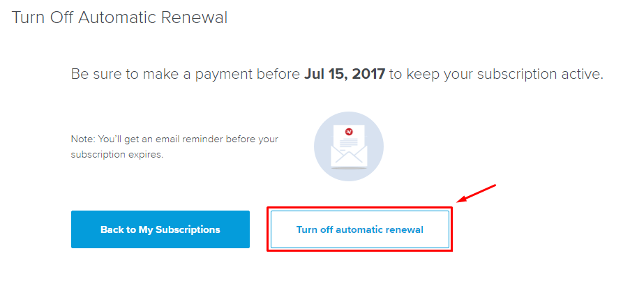 Cancel ExpressVPN account-Cancel Renewal